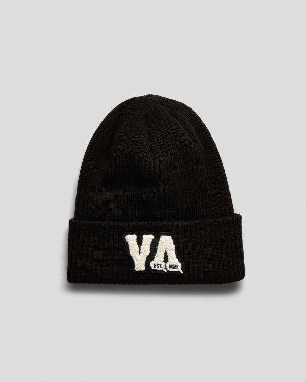 RVCA Women's Patched Beanie Hat in Black