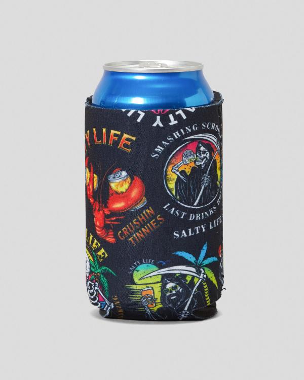 Salty Life Classics Stubby Cooler in Black