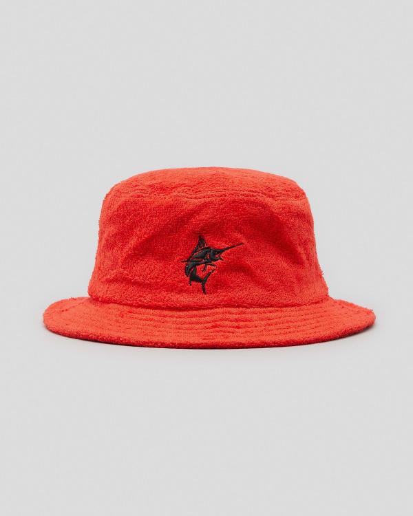 Salty Life Men's Hook Up Bucket Hat in Red