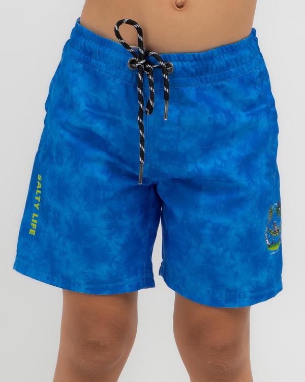 Salty Life Toddlers' Livin' The Dream Mully Shorts in Blue