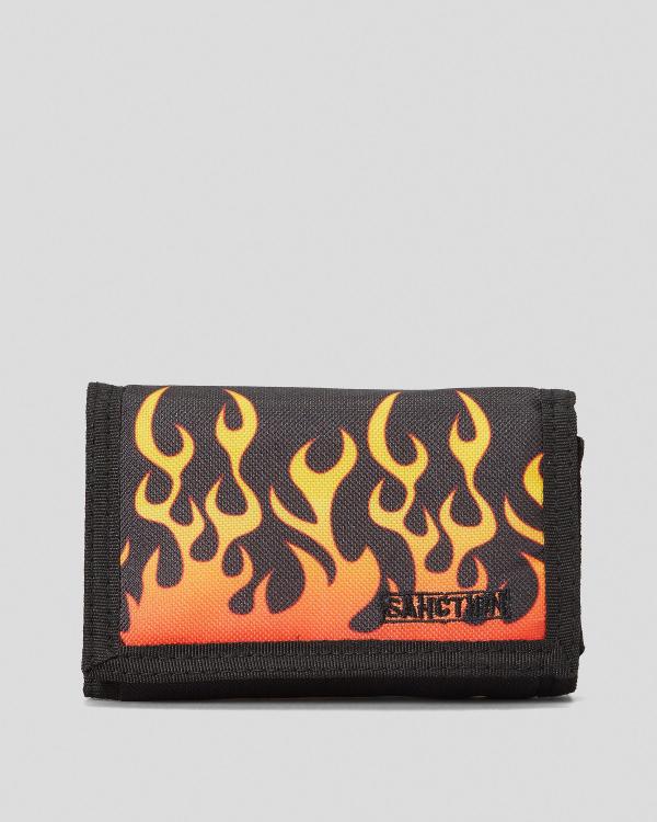 Sanction Boy's Ignite Tri-Fold Wallet in Black