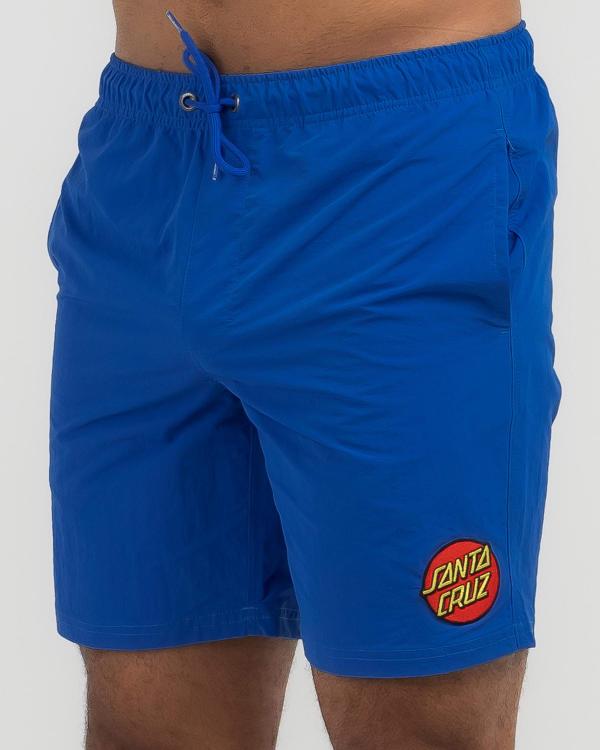 Santa Cruz Men's Classic Dot Cruz Shorts in Blue