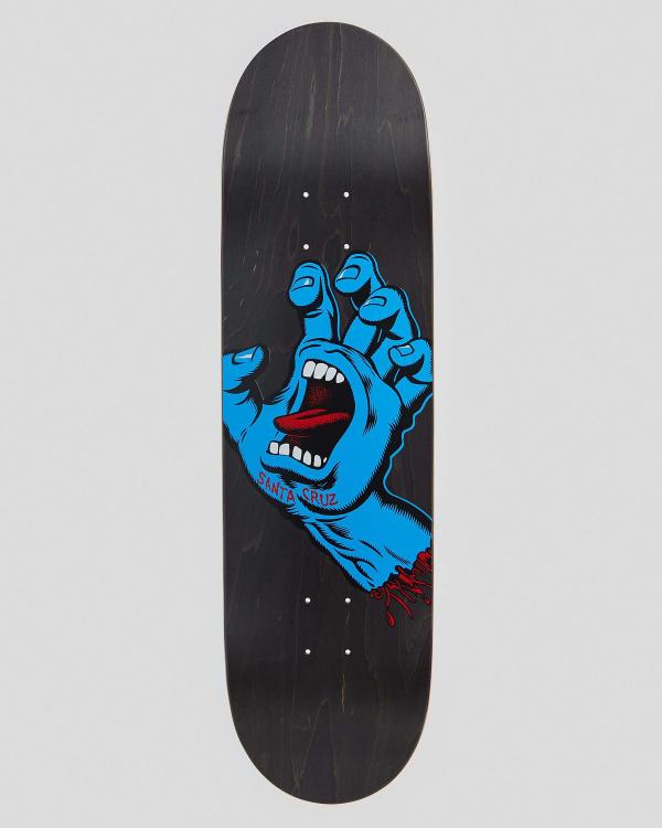 Santa Cruz Screaming Hand 8.60 Skateboard Deck in Black
