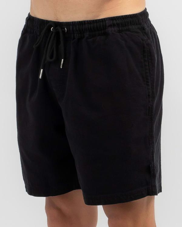 Silent Theory Men's Hemp Ew Shorts in Black