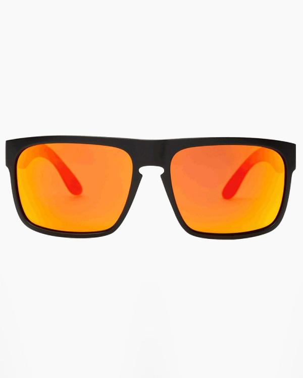 Sin Eyewear Men's Peccant Rubber Polarized Sunglasses in Black
