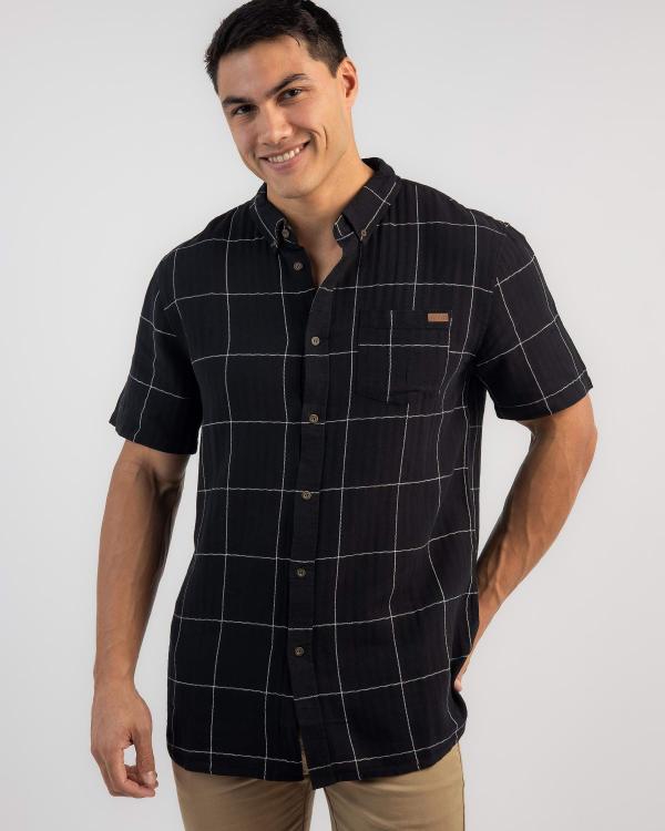 Skylark Men's Condense Short Sleeve Shirt in Black