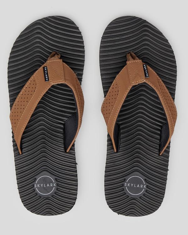 Skylark Men's Maelstrom Thongs in Brown