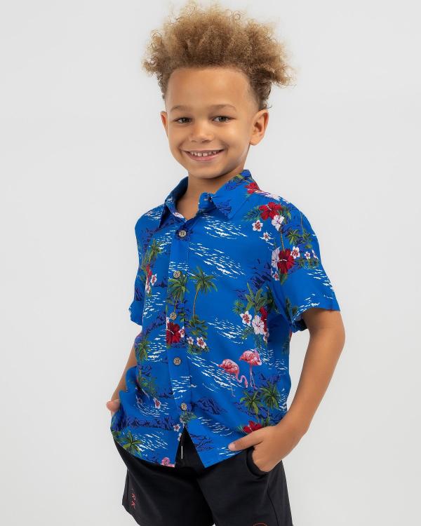 Skylark Toddlers' Utopia Short Sleeve Shirt in Blue