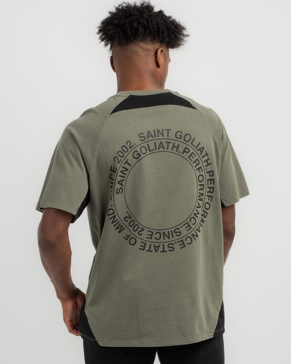 St. Goliath Men's Perform T-Shirt in Green