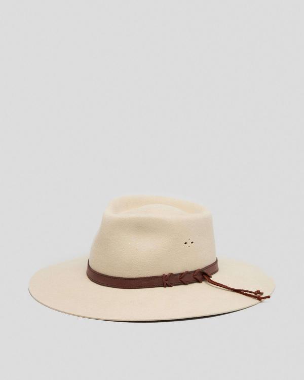 Stateman Hats Men's Big Australian Wool Felt Hat in Cream