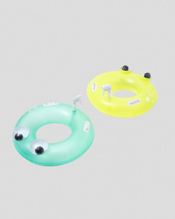 Sunnylife Sea Creature Pool Ring Soakers in Yellow