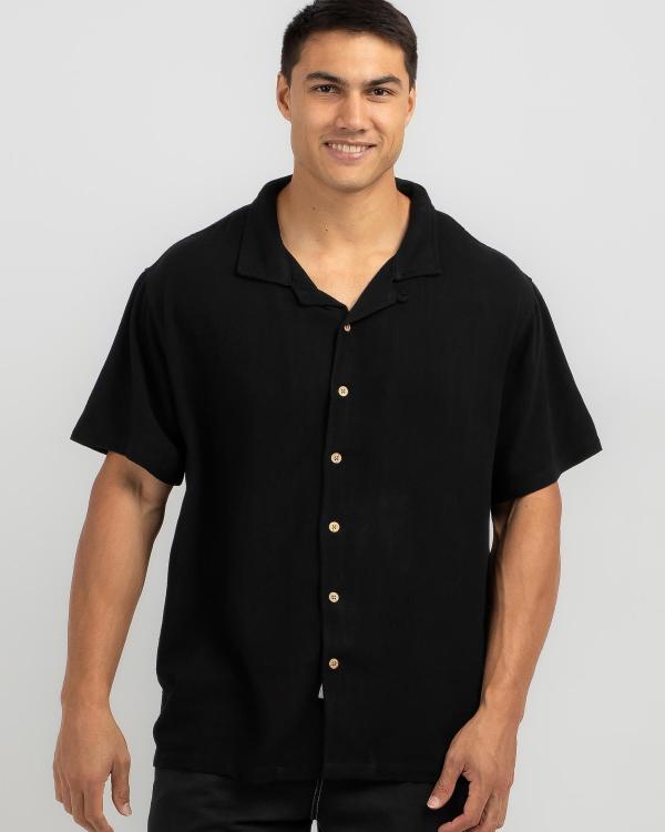 The Critical Slide Society Men's Ernie Resort Shirt in Black