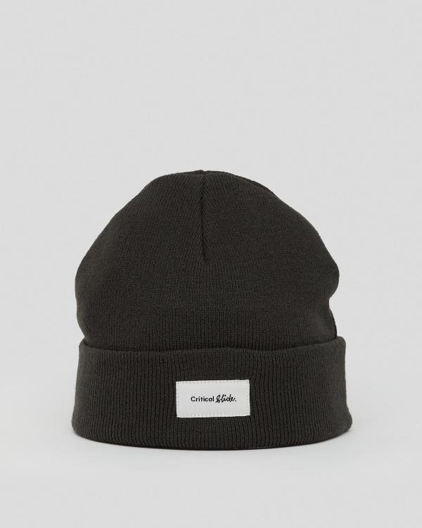 The Critical Slide Society Men's Institute Beanie Hat in Black