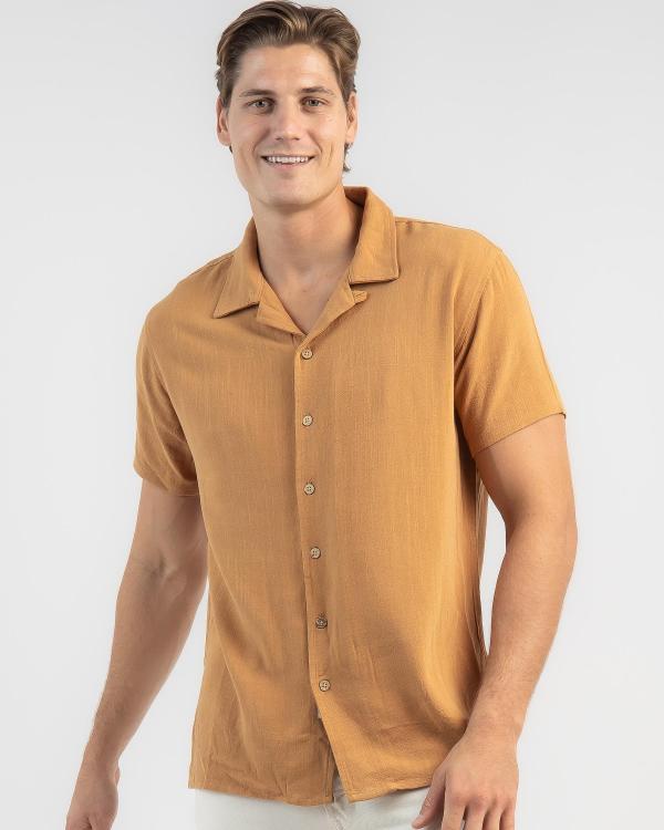 The Critical Slide Society Men's The Ernie Shirt in Brown