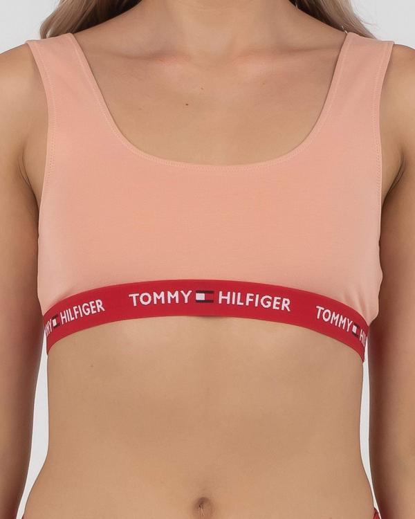 Tommy Hilfiger Women's Tommy Cotton Bralette in Pink