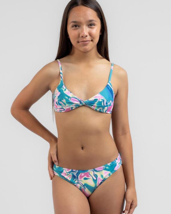 Topanga Girls' Paddle Pop Bralette Bikini Set