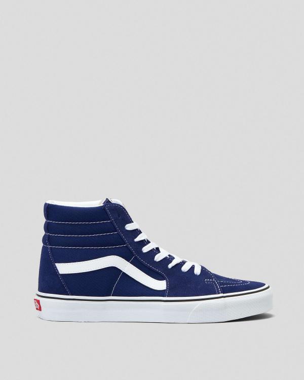 Vans Men's Sk8-Hi Shoes in Blue