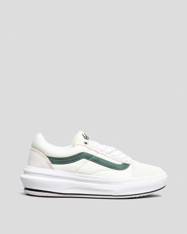 Vans Women's Old Skool Overt Shoes in Cream