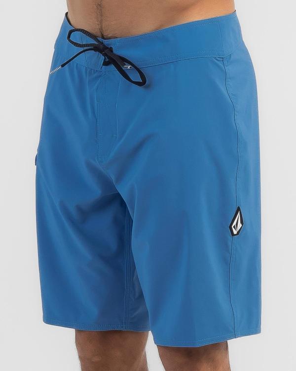 Volcom Men's Lido Solid Mod 20 Board Shorts in Blue
