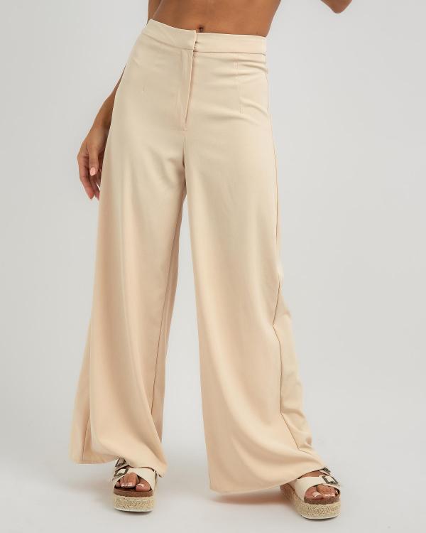 Wits The Label Women's Paloma Pants in Natural