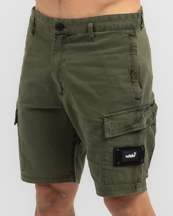 Wndrr Men's Fairfax Cargo Shorts in Green