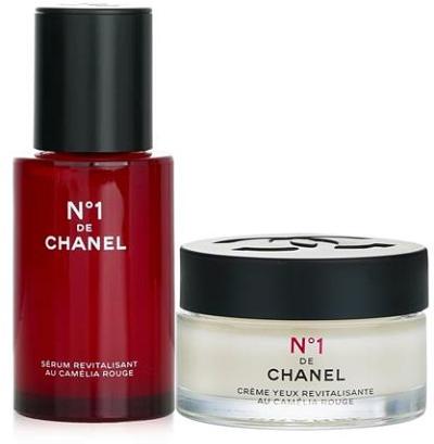 Chanel No1 De Chanel Red Camellia Revitalizing Nourishing Duo Serum And Rich Cream 30ml & 15g