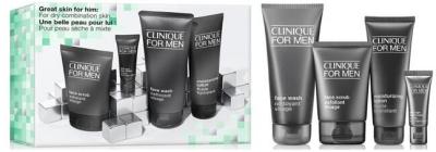 Clinique Great Skin For Him For Dry/Combination Skin 4 Piece Gift Set