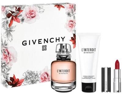 Givenchy L'Interdit EDP 80ml 3 Piece Gift Set