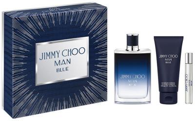 Jimmy Choo Man Blue EDT 100ml 3 Piece Gift Set