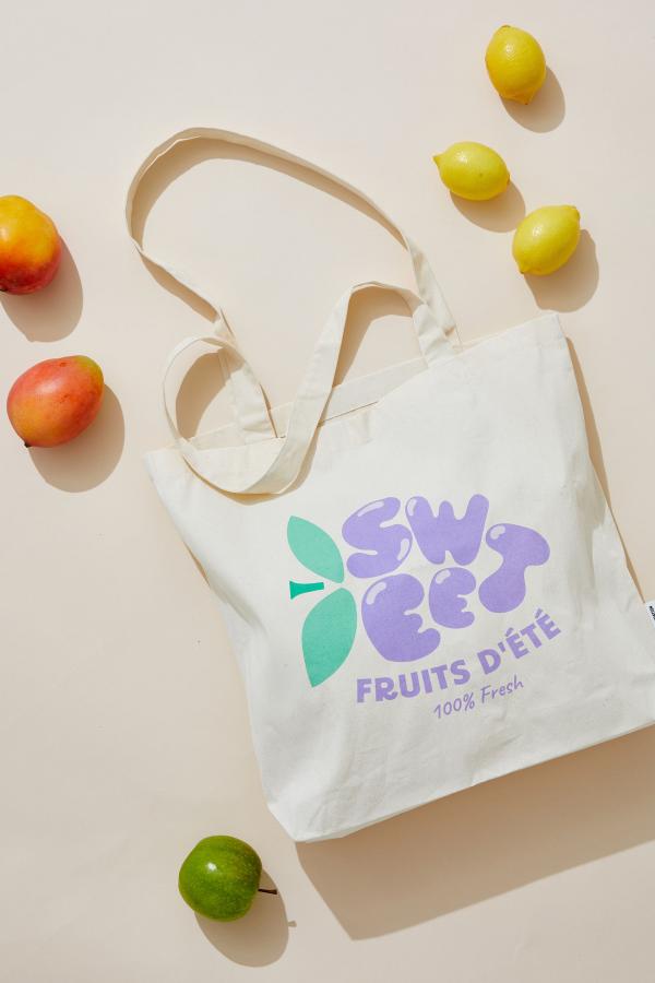 Cotton On Foundation - Foundation Body Tote Bag - Sweet fruits