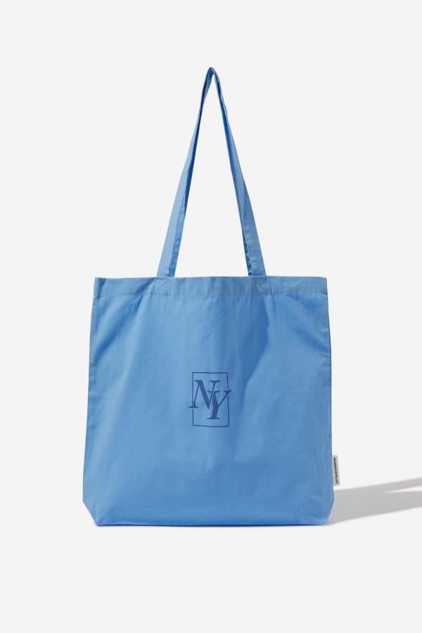 Cotton On Foundation - Foundation Factorie Tote Bag - New york / blue