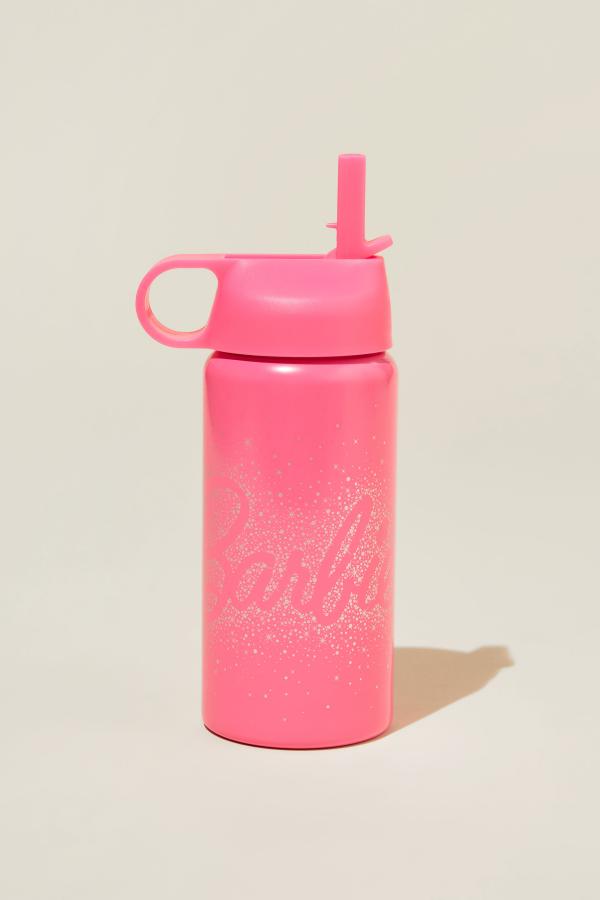 Cotton On Kids - Barbie Kids Metal Drink Bottle - Lcn mat barbie/pink gerbera shimmer logo
