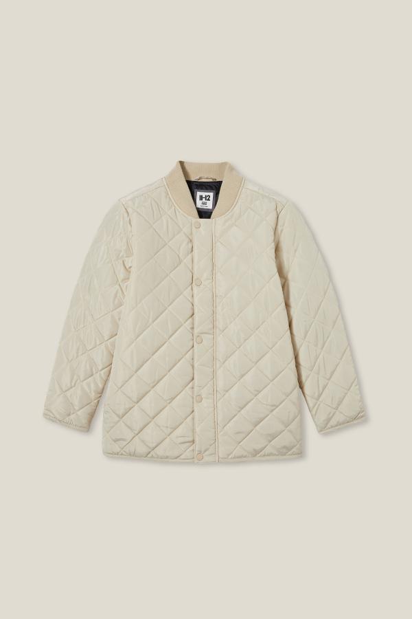 Cotton On Kids - Brady Quilted Jacket - Rainy day