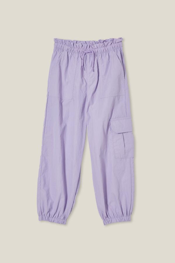 Cotton On Kids - Brittany Parachute Pant - Lilac drop