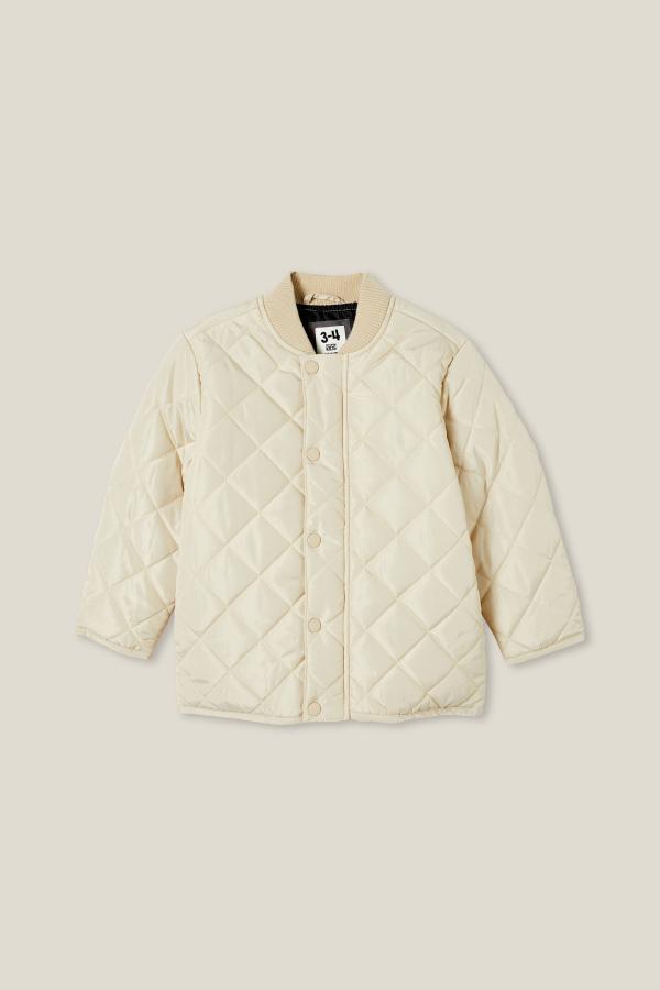 Cotton On Kids - Brody Quilted Jacket - Rainy day