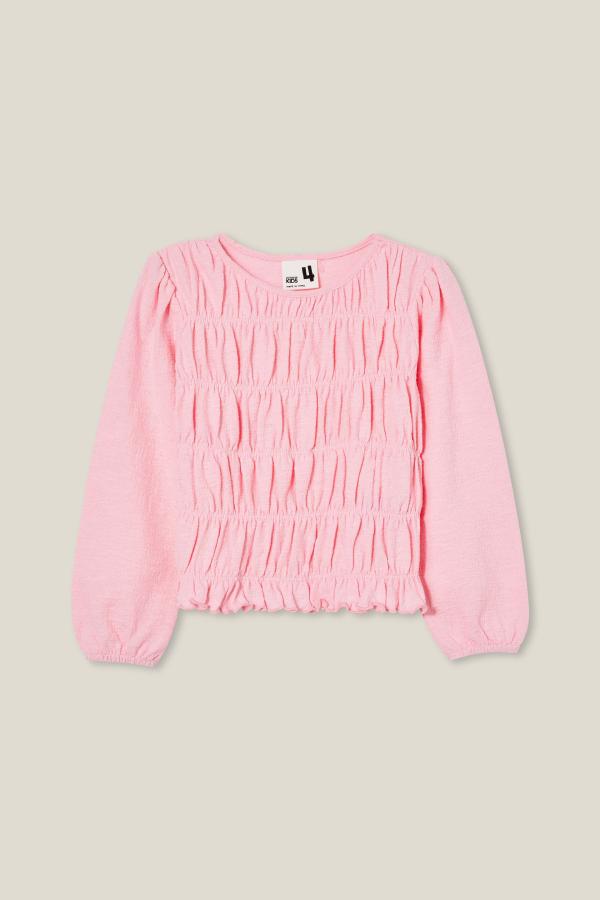 Cotton On Kids - Clover Long Sleeve Top - Blush pink