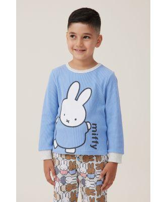 Cotton On Kids - Finley Long Sleeve Pyjama Set License - Lcn mif dusk blue/miffy party