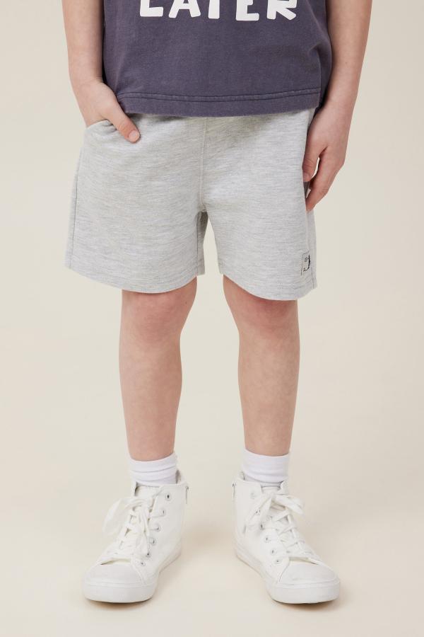 Cotton On Kids - Henry Slouch Short - Fog grey marle core