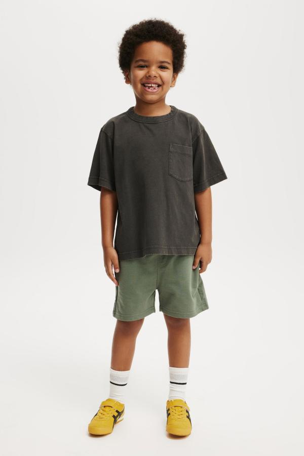 Cotton On Kids - Henry Slouch Short - Swag green core