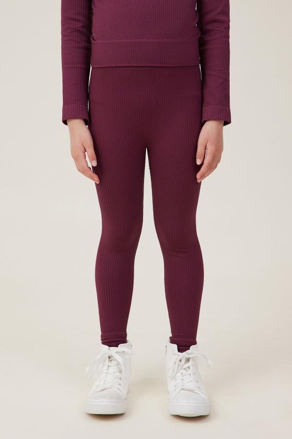 Cotton On Kids - Imogen Seamfree Legging - Crushed berry