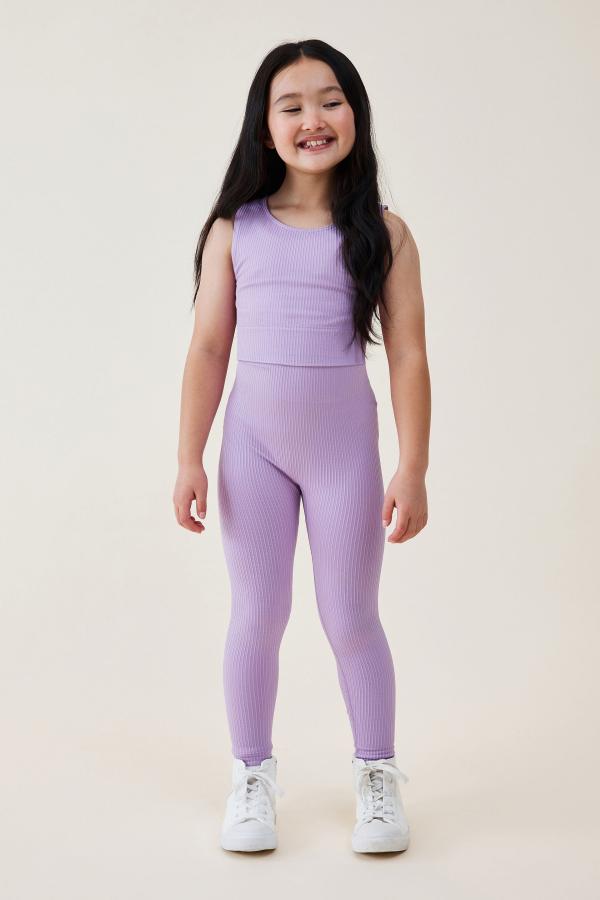 Cotton On Kids - Imogen Seamfree Legging - Lavender dreams