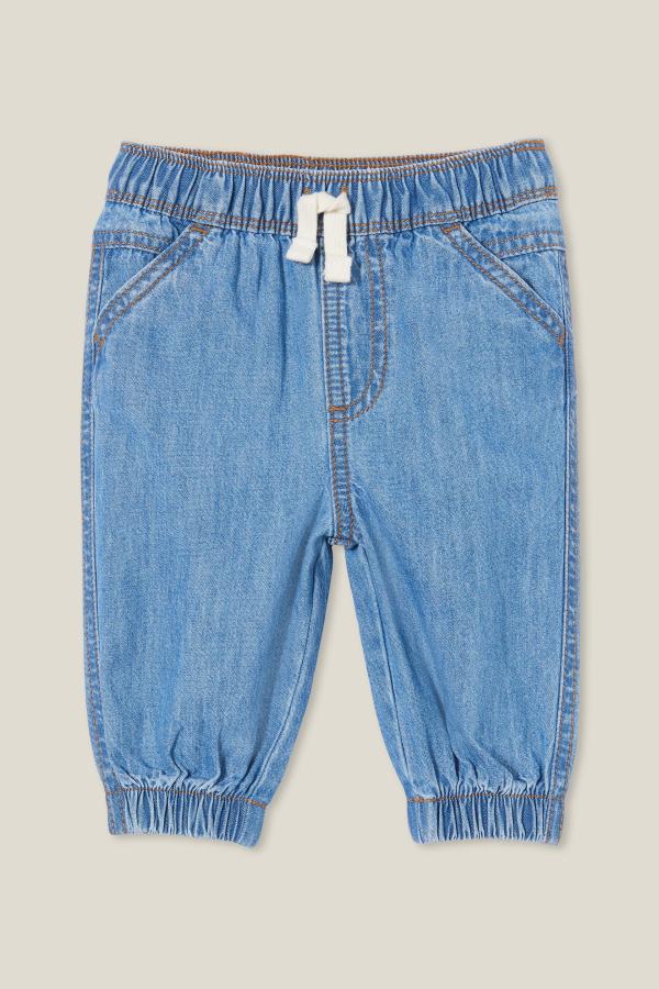 Cotton On Kids - Jace Relaxed Pant - Airlie light blue wash