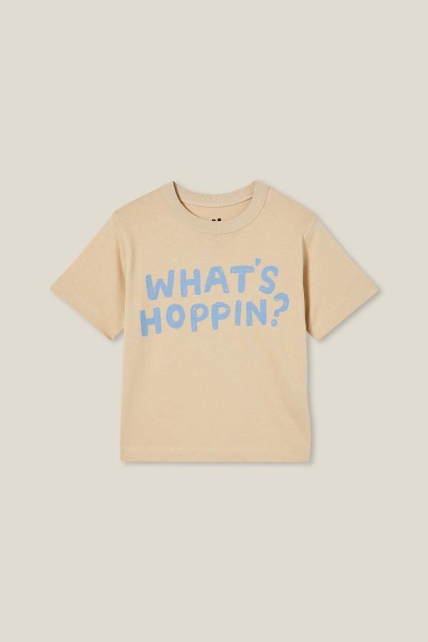 Cotton On Kids - Jonny Short Sleeve Print Tee - Rainy day/what's hoppin?