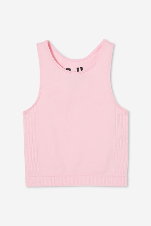 Cotton On Kids - Kali Seamfree Tank - Blush pink