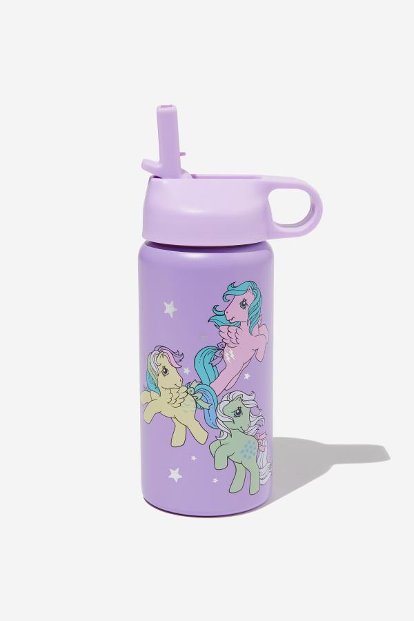 Cotton On Kids - Kids Metal Drink Bottle - Lcn has my little pony/multi ponies