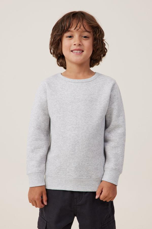 Cotton On Kids - Matthew Crew - Fog grey marle