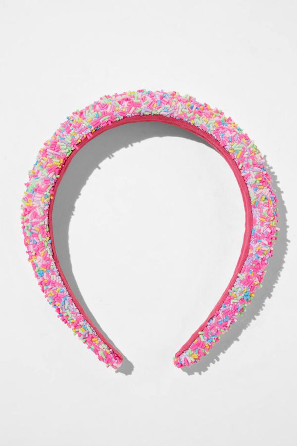 Cotton On Kids - Sophia Luxe Headband - Pink gerbera/sprinkles