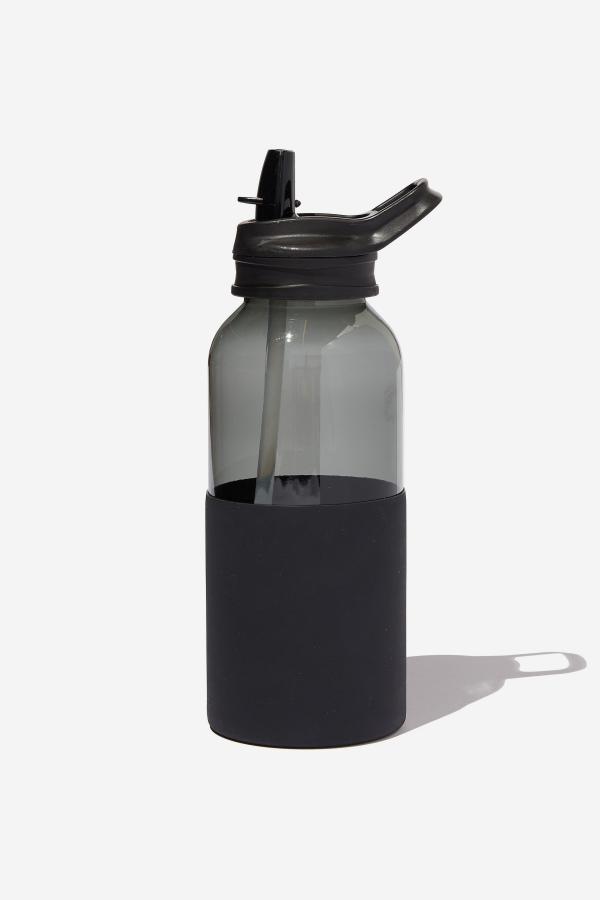 Cotton On Men - 1 Litre Sip Lid Drink Bottle - Black