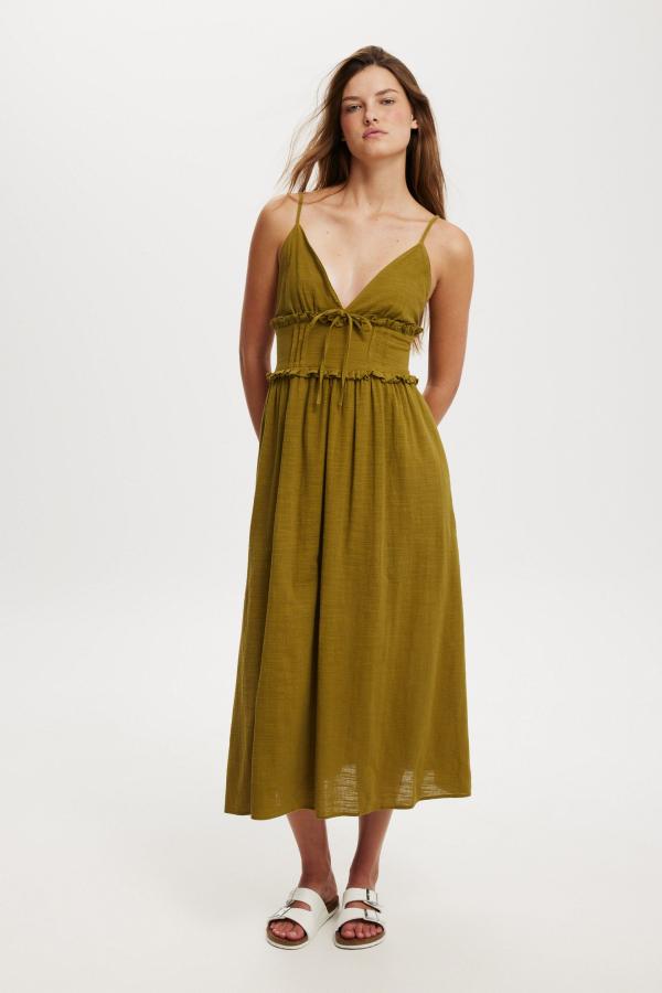 Cotton On Women - Blair Maxi Dress - Olive