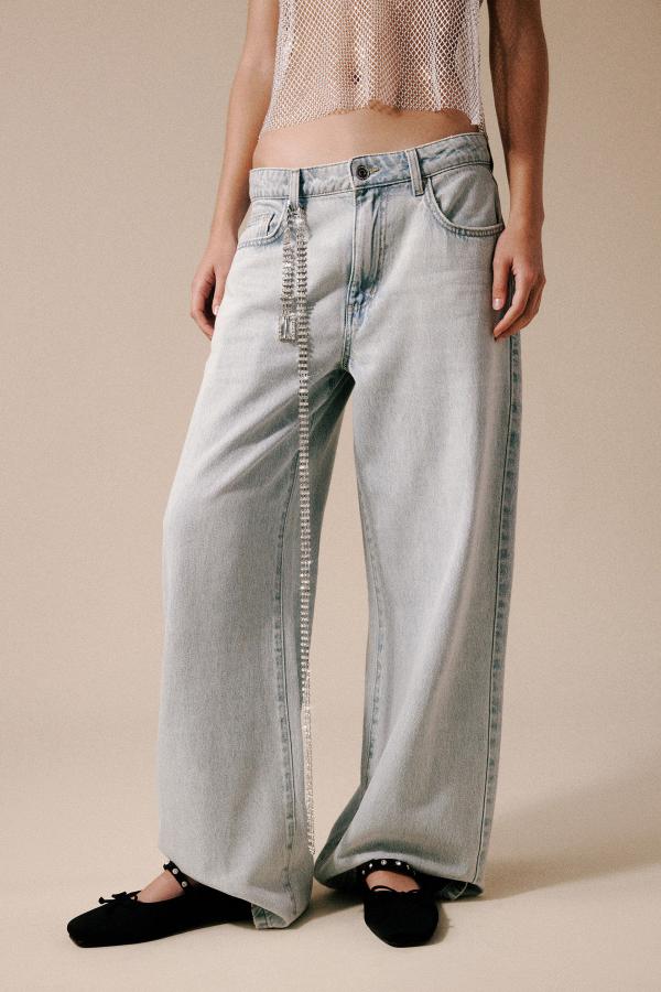 Cotton On Women - Relaxed Wide Jean - Palm blue